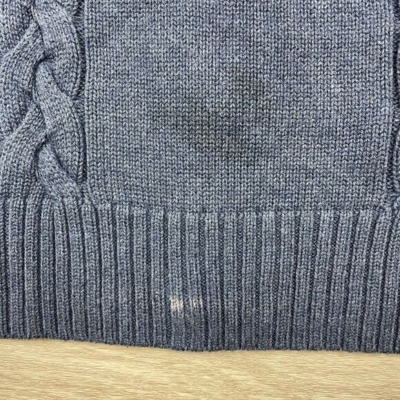 Pendleton Sweater Mens Medium Blue Cotton Full Zip Knit - Picture 8 of 12